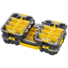 Stanley FMST61150-1 FatMax Pro-Stack Zestaw 3 organizerów (2/3 + 2x1/3) Stanley FMST61150-1 FatMax Pro-Stack Zestaw 3 organizerów (2/3 + 2x1/3)