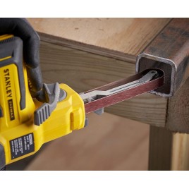 Stanley SFMCE210B FatMax V20 Aku pilnik tasmowy 13x457mm (18V/bez aku i ładowarki)