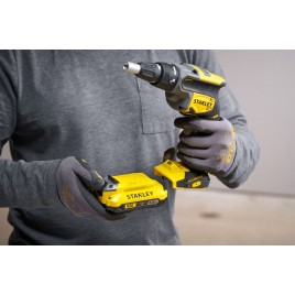 Stanley SFMCF600D1S FatMax V20 Aku wkrętarka do karton-gipsu (18V/1x2,0Ah), torba