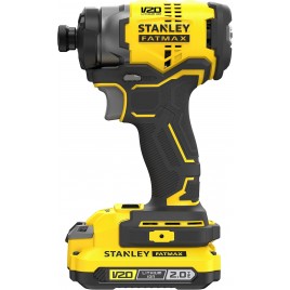 Stanley SFMCF820D2K FatMax V20 Aku zakrętarka udarowa 1/4" (18V/2x2,0Ah), walizka