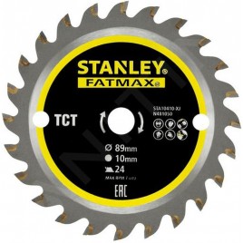 Stanley STA10410 Tarcza do drewna TCT 89 x 10 mm, 24 zębów