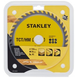 Stanley STA13035 Tarcza do cięcia drewna 190x30mm, 40 zębów