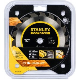 Stanley STA15315 Tarcza do cięcia drewna 160x16mm, 18 zębów