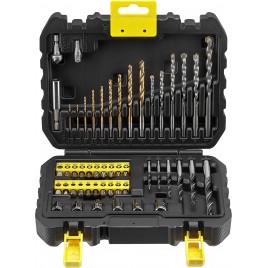 Stanley STA88546-XJ Zestaw wierteł i bitów, 50 elementów