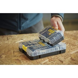 Stanley STA88552-XJ FatMax Zestaw 19 szt. końcówek udarowych 1/4" + wiertła do muru