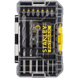 Stanley STA88554 FatMax 19-częściowy zestaw wierteł do żelaza i bitów