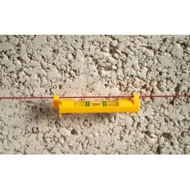 Stanley STHT47612-0 Aluminiowy sznur traserski 6:1, 30m z czerwoną kredą i poziomicą