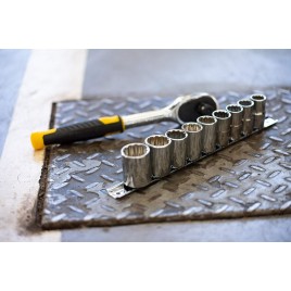 Stanley STMT82666-0 Zestaw grzechotka 1/4" i akcesoria, 11 sztuk, 72 zęby