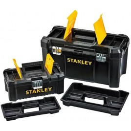 Stanley STST1-75772 Essential 2 skrzynie 19" + 12,5", metalowy zatrzask