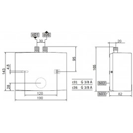 Stiebel Eltron EIL 4 Trend + OT Miniogrzewacz przepływowy 4,4kW, z armaturą 201409