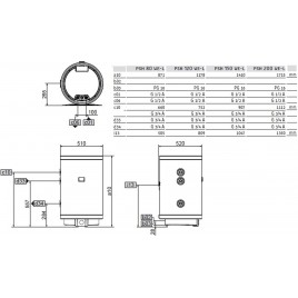 Stiebel Eltron PSH 120 WE-L Ogrzewacz wody pojemnościowy, 2kW 236232