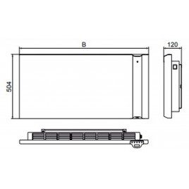 OUTLET Stiebel Eltron CND 150 Elektryczny grzejnik promiennikowy, 1500W 234815 USZKODZONY