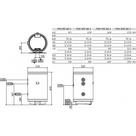 Stiebel Eltron PSH 80 WE-R Ogrzewacz wody pojemnościowy 236231
