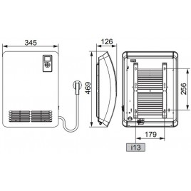 Stiebel Eltron CK 20 Premium Grzejnik łazienkowy elektryczny, 2kW/230V 237835