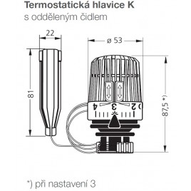 HEIMEIER Głowica termostatyczna K 6001-00.500
