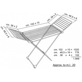 VILEDA Aluminium 100 suszarka 157336