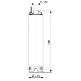 WILO TWI 5 "-307 EM FS pompa głębinowa ze stali nierdzewnej, wielostopniowa 4144938