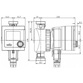 OUTLET WILO Star-Z Nova T Pompa cyrkulacyjna 1/2", 138 mm, 4222650