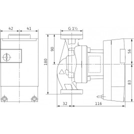 WILO Yonos ECO 25/1-5 BMS 180 mm Pompa obiegowa 2150700