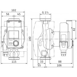 WILO Stratos PICO 25/0,5-6 180 mm 4244395