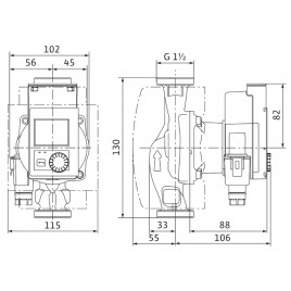 WILO Stratos PICO 25/0,5-6 130 mm 4244396