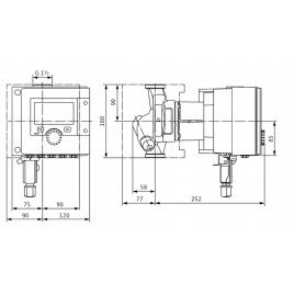 Wilo Stratos MAXO 25/0,5-6 PN10 pompa obiegowa 2164568