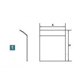 ETERNOIVICA plastikowa przegroda syfonowa, 500 × 500 mm PRE550